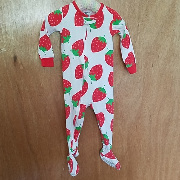 Carter's Other - Strawberry footie pajamas